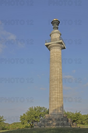 Constitution column built in 1821 and monument to the Bavarian constitution of 1818, political constitution, Gaibach, Volkach, Lower Franconia, Franconia, Bavaria, Germany