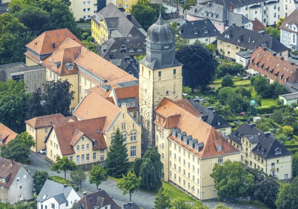 Aerial photo, district government Arnsberg, new government Arnsberg, Arnsberg, Ruhr area, North Rhine-Westphalia, Germany, authority, DE, Europe, aerial photo, aerial photography, aerial photography, overview, bird's-eye view, birds-eyes view, overview