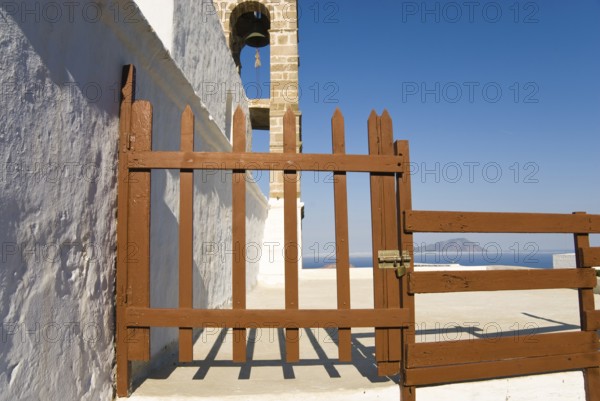 The Byzantine church of Korphiatisia in the village of Plaka fu on the Cycladic island of Milos, Cyclades, Plaka, Milos, Greece