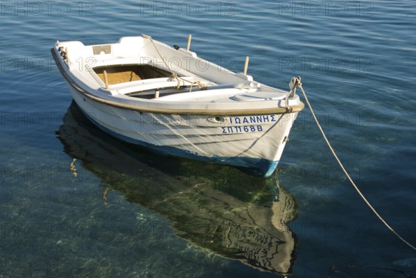 Ship views on the Cyclades island of Milos, Cyclades, Adamas, Milos, Greece