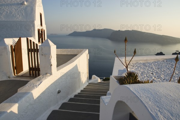 Impressions from Oia in the evening, Cyclades, Oia, Santorini, Greece