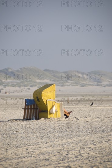 Impressions of the beach in the village of Süddorf on the North Frisian island of Amrum, Amrum, Süddorf beach, North Frisia, Germany
