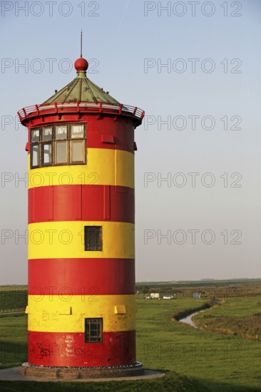 Pilsum lighthouse, Otto lighthouse, Krummhörn, landmark, East Frisia, Germany
