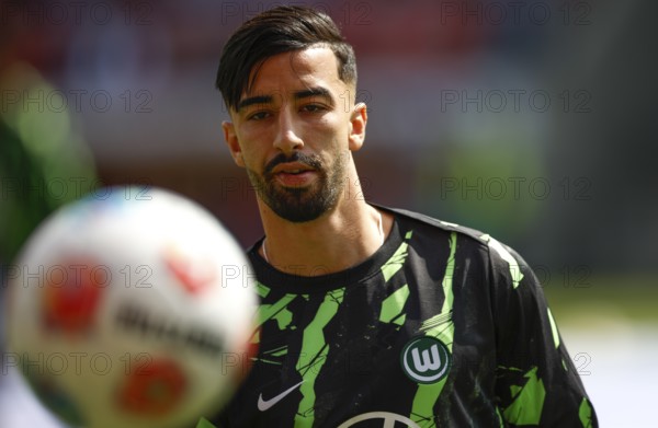 Football, Bundesliga 1, Matchday 1, 2025/2026, 1. FC Heidenheim vs. VFL Wolfsburg, 23.08.2025, Voith-Arena, Heidenheim, Germany, Mohammed AMOURA VFL Wolfsburg