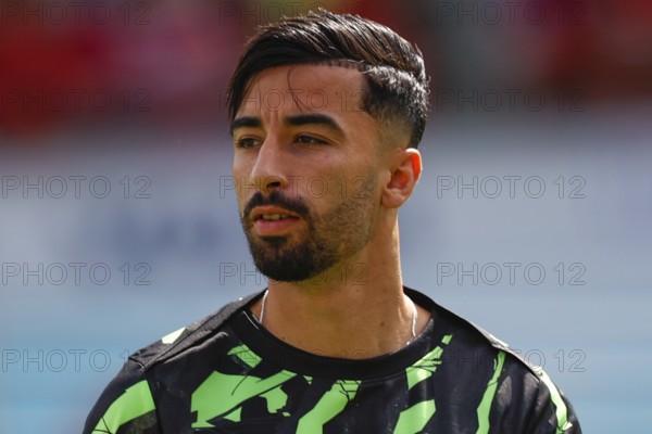 Football, Bundesliga 1, Matchday 1, 2025/2026, 1. FC Heidenheim vs. VFL Wolfsburg, 23.08.2025, Voith-Arena, Heidenheim, Germany, Mohammed AMOURA VFL Wolfsburg