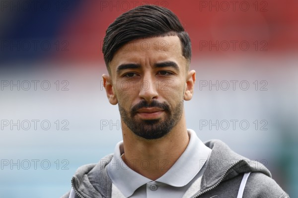 Football, Bundesliga 1, Matchday 1, 2025/2026, 1. FC Heidenheim vs. VFL Wolfsburg, 23.08.2025, Voith-Arena, Heidenheim, Germany, Mohammed AMOURA VFL Wolfsburg