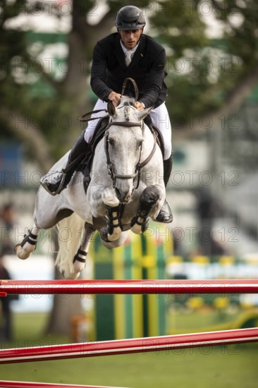 Richard Vogel of Germany, riding Cloudio competes in the 2025 Spruce Meadows Masters on September 4, 2025 in Calgary, Alberta, Canada, North America