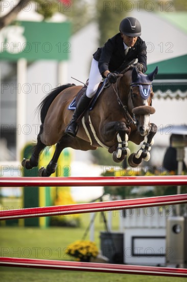 Sameh El Dahan or Great Britain, riding WKD Toronto competes in the 2025 Spruce Meadows Masters on September 4, 2025 in Calgary, Alberta, Canada, North America
