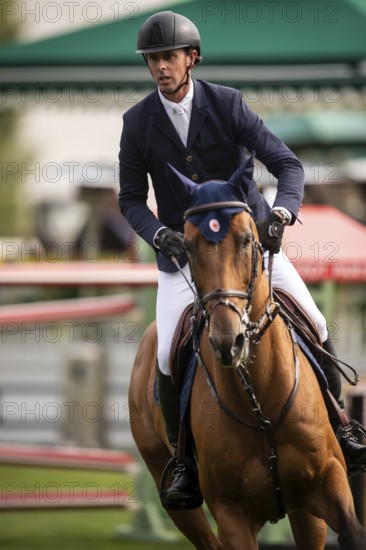 Ben Maher of Great Britain, riding Enjeu De Grisien competes in the 2025 Spruce Meadows Masters on September 4, 2025 in Calgary, Alberta, Canada, North America