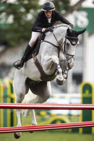 Martin Fuchs of Switzerland, riding Leone Jei competes in the 2025 Spruce Meadows Masters on September 4, 2025 in Calgary, Alberta, Canada, North America