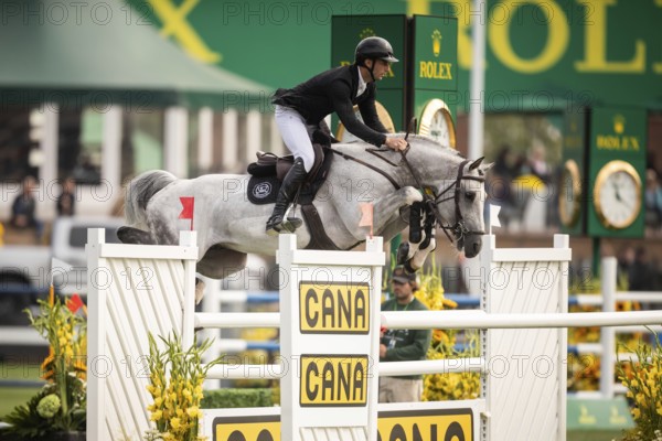 Richard Vogel of Germany, riding Cloudio competes in the 2025 Spruce Meadows Masters on September 4, 2025 in Calgary, Alberta, Canada, North America