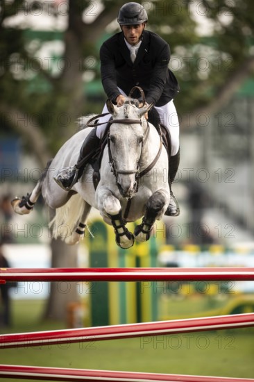 Richard Vogel of Germany, riding Cloudio competes in the 2025 Spruce Meadows Masters on September 4, 2025 in Calgary, Alberta, Canada, North America