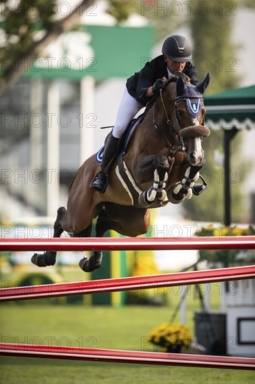 Sameh El Dahan or Great Britain, riding WKD Toronto competes in the 2025 Spruce Meadows Masters on September 4, 2025 in Calgary, Alberta, Canada, North America