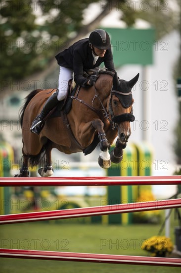 Andreas Schou of Denmark, riding Billy Matador competes in the 2025 Spruce Meadows Masters on September 4, 2025 in Calgary, Alberta, Canada, North America