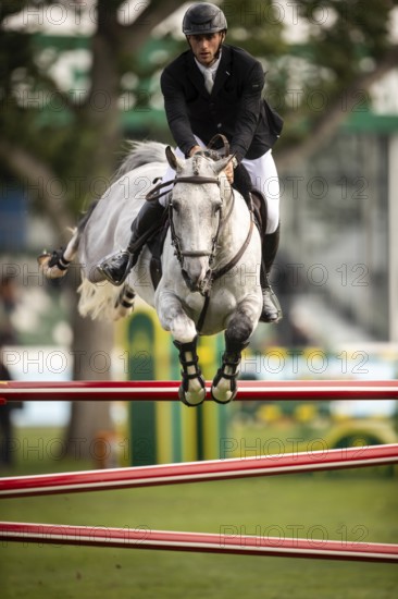 Richard Vogel of Germany, riding Cloudio competes in the 2025 Spruce Meadows Masters on September 4, 2025 in Calgary, Alberta, Canada, North America
