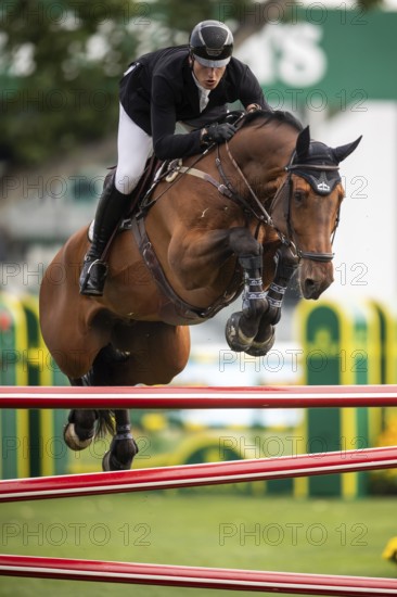 Thibault Philippaerts of Belgium, riding Lyandro competes in the 2025 Spruce Meadows Masters on September 4, 2025 in Calgary, Alberta, Canada, North America