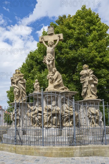 Crucifixion Group, Upper Bridge, Old Town, UNESCO World Heritage Site, Bamberg, Upper Franconia, Franconia, Bavaria, Germany