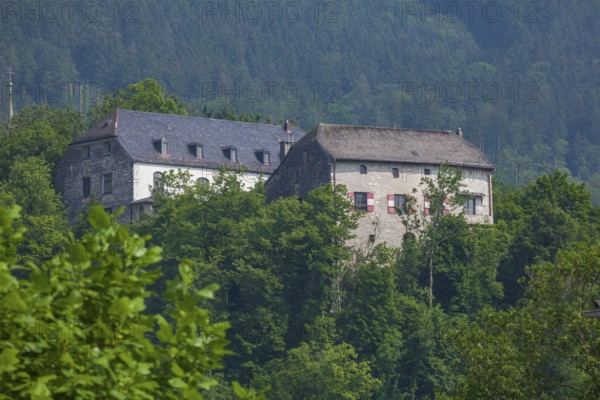 Marquartstein Castle, Marquartstein, Chiemgau, Upper Bavaria, Bavaria, Germany