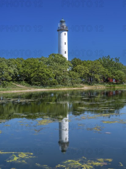 Long Erik Lighthouse, Long Erik, on the northern tip of the Swedish Baltic Sea island of Öland, Stora grundet, Öland, Sweden