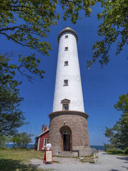 Long Erik Lighthouse, Long Erik, on the northern tip of the Swedish Baltic Sea island of Öland, Stora grundet, Öland, Sweden