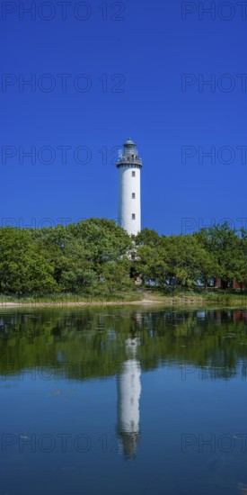 Long Erik Lighthouse, Long Erik, on the northern tip of the Swedish Baltic Sea island of Öland, Stora grundet, Öland, Sweden