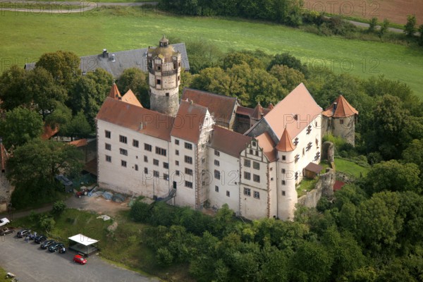 Ronneburg, Germany, Europe, aerial view, birds-eyes view, aerial photography, aerial photography, overview, overview, bird's eye view