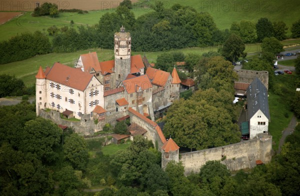 Ronneburg, Germany, Europe, aerial view, birds-eyes view, aerial photography, aerial photography, overview, overview, bird's eye view