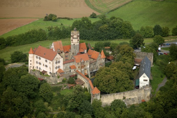 Ronneburg, Germany, Europe, aerial view, birds-eyes view, aerial photography, aerial photography, overview, overview, bird's eye view
