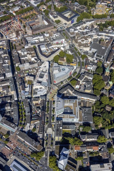Aerial view, Boulevard Massenbergstraße, between Bongardstraße, Masseenbergstraßeand Ostring, Gleisdreieck, Bochum, Ruhr area, North Rhine-Westphalia, Germany, DE, Europe, birds-eyes view, aerial photograph, aerial photography, aerial photography, overview, overview, bird's eye view, urban planning, reconstruction measures, construction site, overplanning