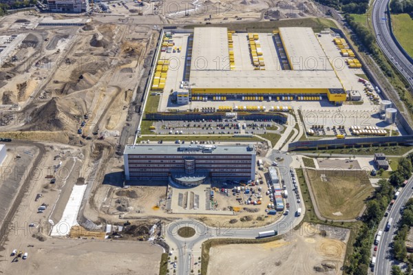 Aerial view, MARK 51°7, new building Zess, Laer, Bochum, Ruhr area, North Rhine-Westphalia, Germany, DE, Europe, birds-eyes view, aerial photography, aerial photography, overview, bird's eye view, urban planning, reconstruction measures, construction site, overplanning