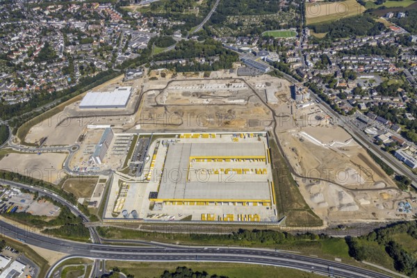 Aerial view, MARK 51°7, new building Zess, Laer, Bochum, Ruhr area, North Rhine-Westphalia, Germany, DE, Europe, birds-eyes view, aerial photography, aerial photography, overview, bird's eye view, urban planning, reconstruction measures, construction site, overplanning