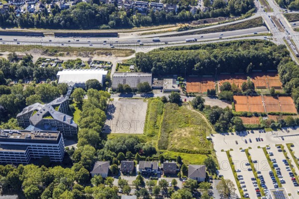 Aerial view, seven stones, Philippstraße 3 Alt-Vonovia, Wiemelhausen, Bochum, Ruhr area, North Rhine-Westphalia, Germany, DE, Europe, birds-eyes view, aerial photography, aerial photography, overview, bird's-eye view, urban planning, reconstruction measures, construction site, overplanning