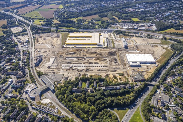 Aerial view, MARK 51°7, new building Zess, Laer, Bochum, Ruhr area, North Rhine-Westphalia, Germany, DE, Europe, birds-eyes view, aerial photography, aerial photography, overview, bird's eye view, urban planning, reconstruction measures, construction site, overplanning