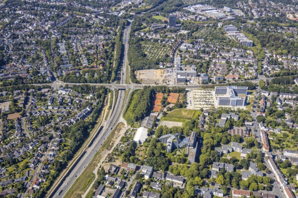 Aerial view, seven stones, Philippstraße 3 Alt-Vonovia, Wiemelhausen, Bochum, Ruhr area, North Rhine-Westphalia, Germany, DE, Europe, birds-eyes view, aerial photography, aerial photography, overview, bird's-eye view, urban planning, reconstruction measures, construction site, overplanning
