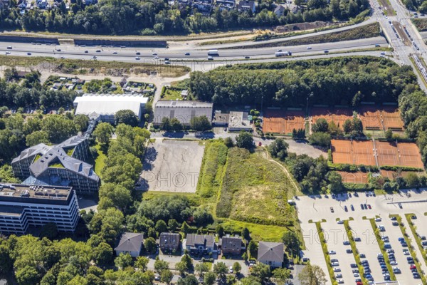 Aerial view, seven stones, Philippstraße 3 Alt-Vonovia, Wiemelhausen, Bochum, Ruhr area, North Rhine-Westphalia, Germany, DE, Europe, birds-eyes view, aerial photography, aerial photography, overview, bird's-eye view, urban planning, reconstruction measures, construction site, overplanning