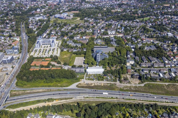 Aerial view, seven stones, Philippstraße 3 Alt-Vonovia, Wiemelhausen, Bochum, Ruhr area, North Rhine-Westphalia, Germany, DE, Europe, birds-eyes view, aerial photography, aerial photography, overview, bird's-eye view, urban planning, reconstruction measures, construction site, overplanning