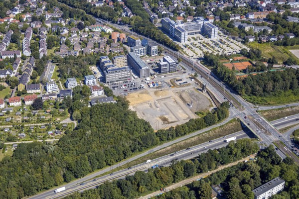 Aerial view, seven stones, Philippstraße 3 Alt-Vonovia, Wiemelhausen, Bochum, Ruhr area, North Rhine-Westphalia, Germany, DE, Europe, birds-eyes view, aerial photography, aerial photography, overview, bird's-eye view, urban planning, reconstruction measures, construction site, overplanning