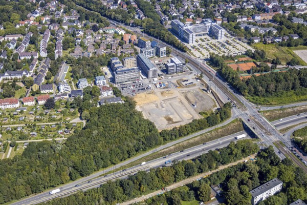 Aerial view, seven stones, Philippstraße 3 Alt-Vonovia, Wiemelhausen, Bochum, Ruhr area, North Rhine-Westphalia, Germany, DE, Europe, birds-eyes view, aerial photography, aerial photography, overview, bird's-eye view, urban planning, reconstruction measures, construction site, overplanning
