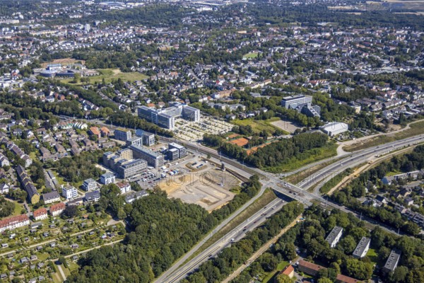 Aerial view, seven stones, Philippstraße 3 Alt-Vonovia, Wiemelhausen, Bochum, Ruhr area, North Rhine-Westphalia, Germany, DE, Europe, birds-eyes view, aerial photography, aerial photography, overview, bird's-eye view, urban planning, reconstruction measures, construction site, overplanning