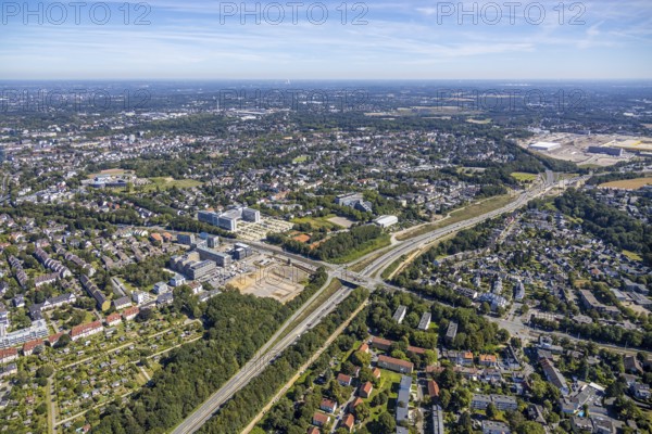 Aerial view, seven stones, Philippstraße 3 Alt-Vonovia, Wiemelhausen, Bochum, Ruhr area, North Rhine-Westphalia, Germany, DE, Europe, birds-eyes view, aerial photography, aerial photography, overview, bird's-eye view, urban planning, reconstruction measures, construction site, overplanning