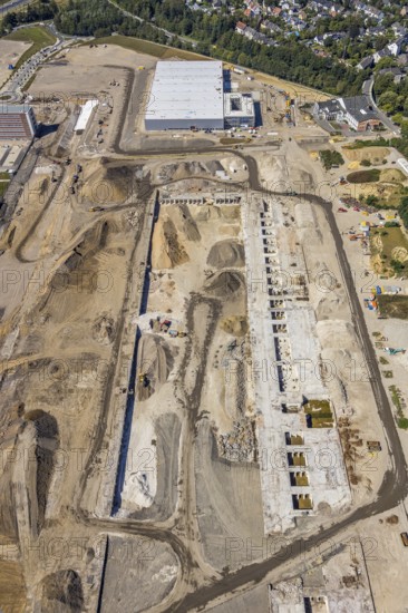 Aerial view, MARK 51°7, Laer, Bochum, Ruhr area, North Rhine-Westphalia, Germany, DE, Europe, birds-eyes view, aerial photography, aerial photography, overview, bird's eye view, urban planning, reconstruction measures, construction site, overplanning