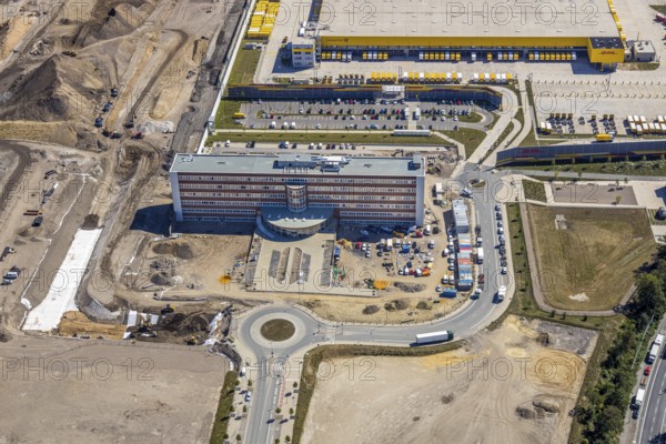 Aerial view, MARK 51°7, new building Zess, Laer, Bochum, Ruhr area, North Rhine-Westphalia, Germany, DE, Europe, birds-eyes view, aerial photography, aerial photography, overview, bird's eye view, urban planning, reconstruction measures, construction site, overplanning