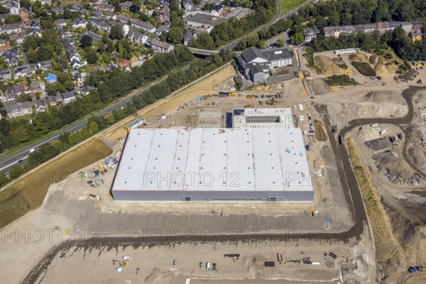Aerial view, MARK 51°7, new building Zess, Laer, Bochum, Ruhr area, North Rhine-Westphalia, Germany, DE, Europe, birds-eyes view, aerial photography, aerial photography, overview, bird's eye view, urban planning, reconstruction measures, construction site, overplanning