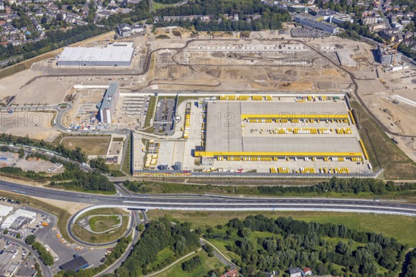 Aerial view, MARK 51°7, new building Zess, Laer, Bochum, Ruhr area, North Rhine-Westphalia, Germany, DE, Europe, birds-eyes view, aerial photography, aerial photography, overview, bird's eye view, urban planning, reconstruction measures, construction site, overplanning