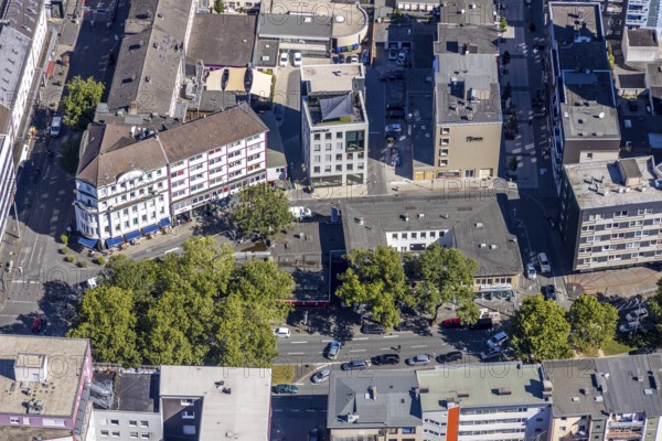 Aerial view, building Südring 1, Südinnenstadt, Bochum, Ruhr area, North Rhine-Westphalia, Germany, DE, Europe, birds-eyes view, aerial view, aerial photography, aerial photography, overview, bird's eye view, urban planning, reconstruction measures, construction site, overplanning