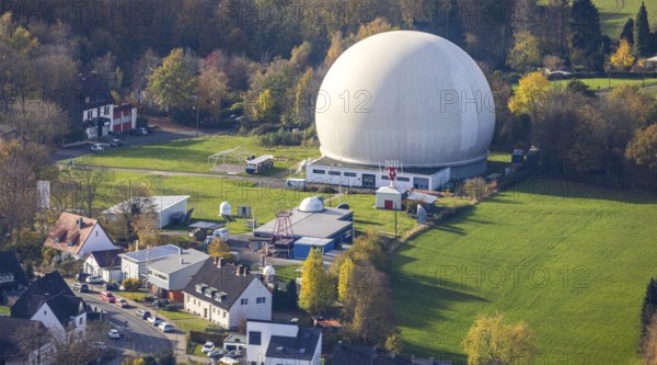 Observatory Bochum, Weitmar-Mark, Bochum, Ruhr area, North Rhine-Westphalia, Germany, astronomy, Blankensteiner Straße, DE, Europe, aerial view, aerial photograph, aerial photography, aerial photography, observatory, overview, bird's eye view, birds-eyes view, overview