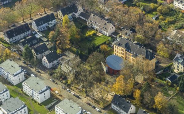 Christopherus School, Gerthe, Bochum, Ruhr area, North Rhine-Westphalia, Germany, education, educational institution, DE, Europe, Gerther Straße, teaching institute, aerial view, aerial photograph, aerial photography, aerial photography, school, special school, overview, bird's eye view, birds-eyes view, overview