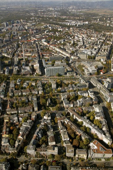 Frankfurt, city centre, DEU Germany Germany, Europe, aerial view, birds-eyes view, aerial photography, aerial photography, overview, overview, bird's eye view