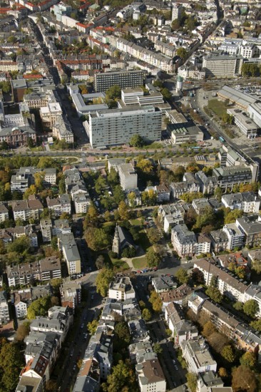 Frankfurt, city centre, DEU Germany Germany, Europe, aerial view, birds-eyes view, aerial photography, aerial photography, overview, overview, bird's eye view