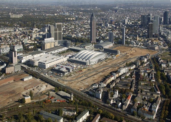 Frankfurt, main railway station, DEU Germany Germany, Europe, aerial view, birds-eyes view, aerial photography, aerial photography, overview, overview, bird's eye view